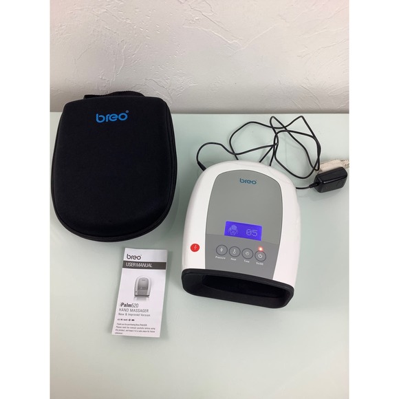 Breo ipalm520 Hand electronic massager with case & manual EUC - Picture 1 of 12